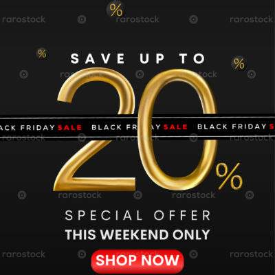 Black Friday Sale 20%