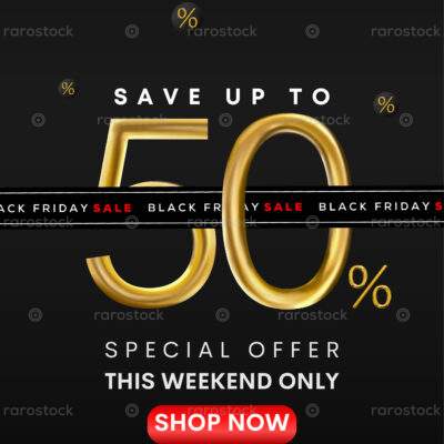 Black Friday Sale 50%